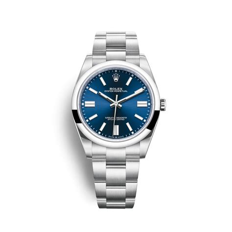 rolex oyster perpetual ref. 124300-0003|Rolex Oyster Perpetual blue price.